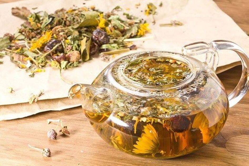 Herbal tea for prostatitis