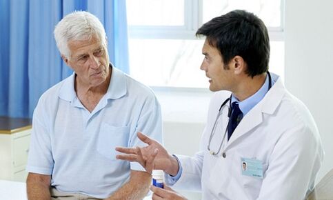 Consultation with a doctor for prostatitis