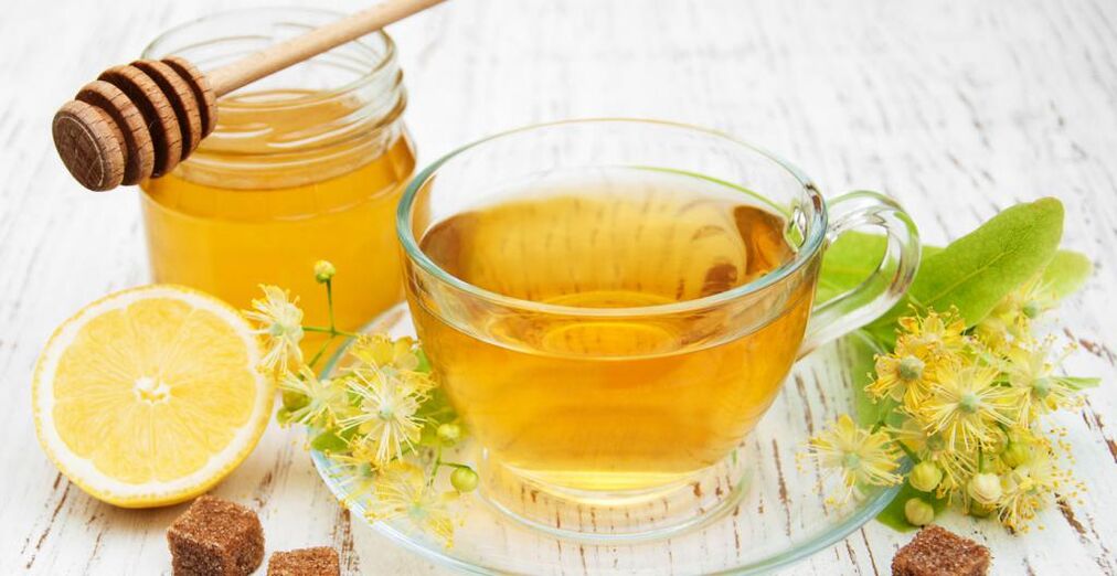 It is useful to add tea with linden honey to the diet of a patient with prostatitis. 